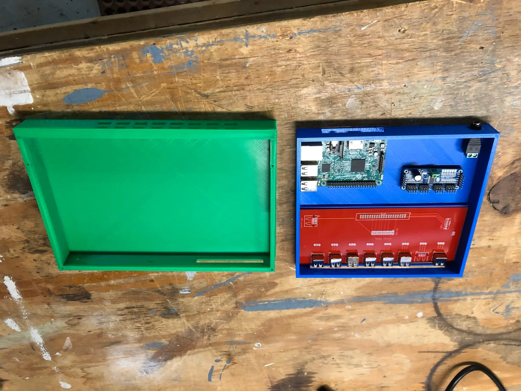 Two complete controller variants displayed side by side
