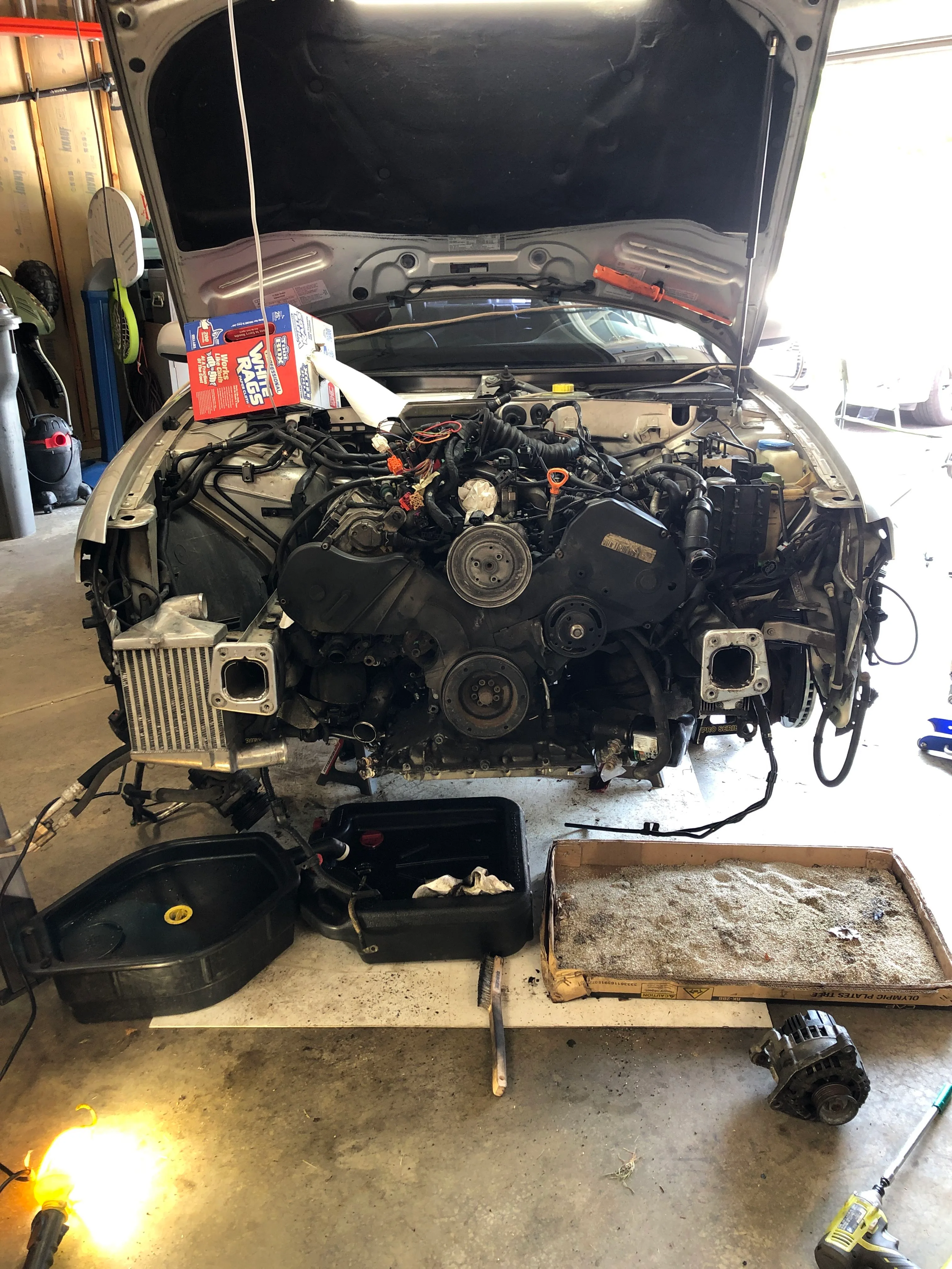B5 S4 mechanical restoration in progress